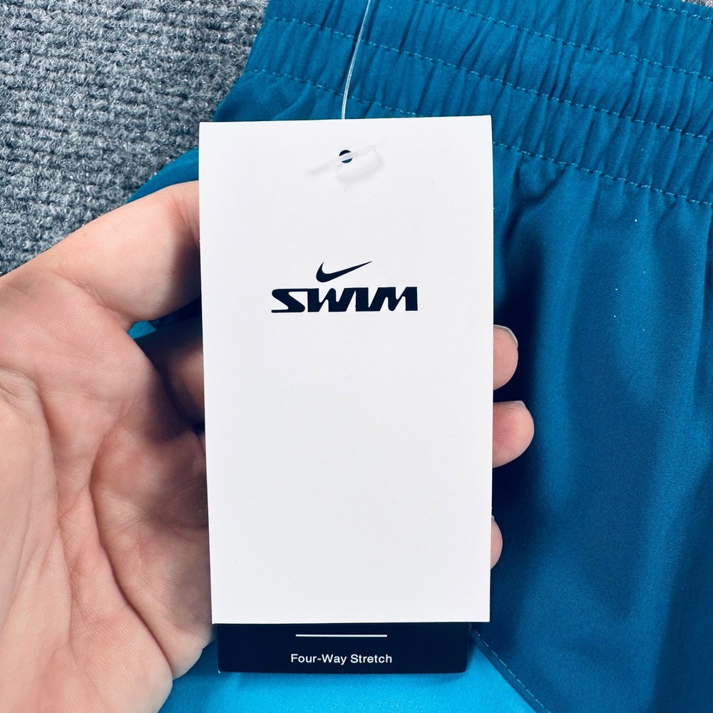 Nike Mens M Swim Bottom Board Shorts
Swimsuit Pink Blue Teal Colorblock NESSD470 - Picture 7 of 15